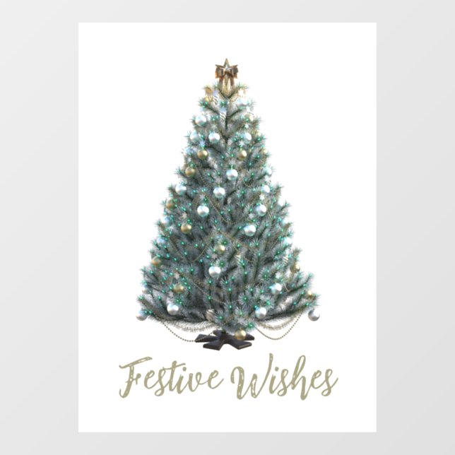 Festive Wishes. Christmas tree design (Sheet)