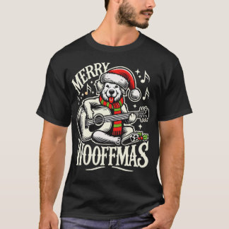 Festive Woofmas Dogs Merry Christmas Holiday T-Shi T-Shirt