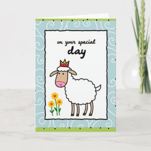Festive Woolly Friend Card