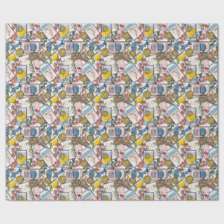 Festive Wrapping Paper in Mediterranean Vacation