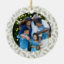 Festive Wreath Custom Family Photo Holiday
