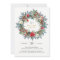 Festive Wreath Holiday Party Invitation