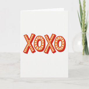 Festive Xoxo Hugs Card