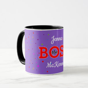 Festive (Your Name) The Boss Mug