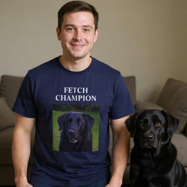 Fetch Champion Custom Funny Dog T-Shirt (Creator Uploaded)