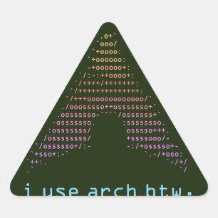 Fetch Dark - Colour Triangle Sticker