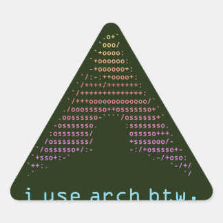 Fetch Dark - Colour Triangle Sticker