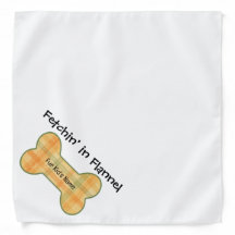 Fetchin’ in Flannel – Custom Fall Dog Bandanna
