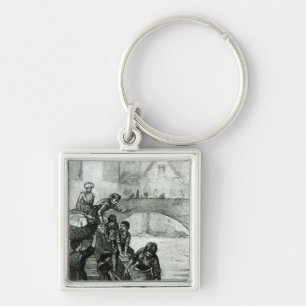 Fetching Water from the River Key Ring