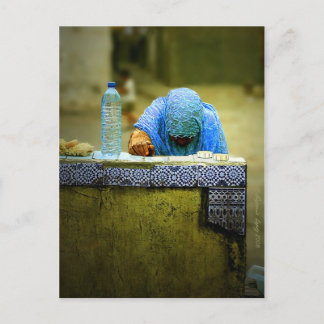 Fetching Water Postcard