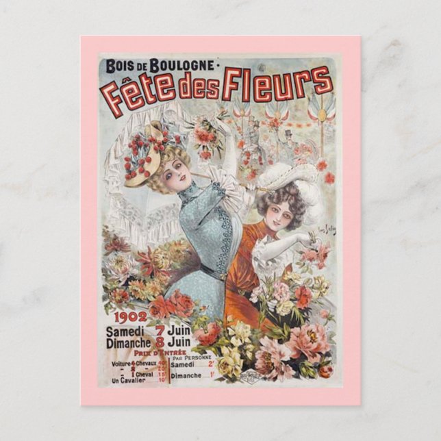 Fete de Fleurs Postcard (Front)