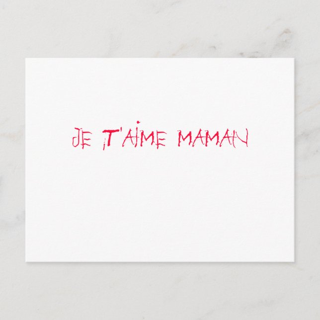 fête des mères postcard (Front)