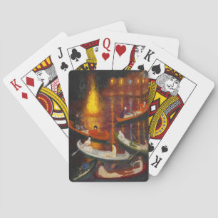 Fete on the Lake by Florine Stettheimer Playing Cards