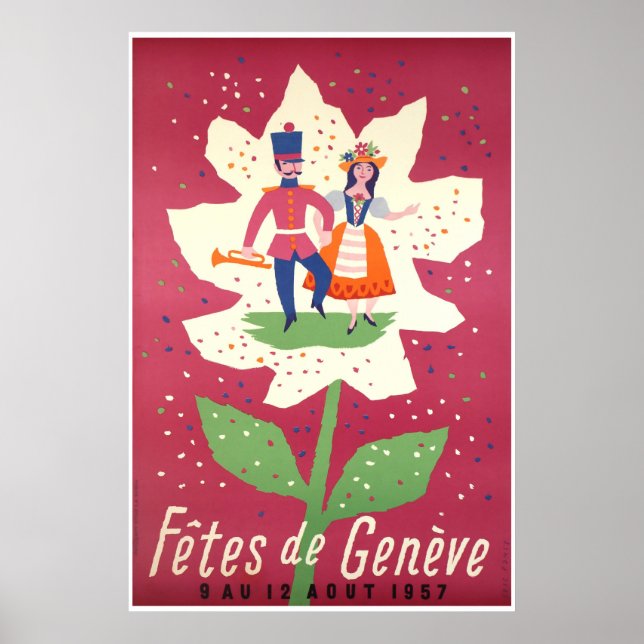 Fêtes de Genève 1957 Poster (Front)