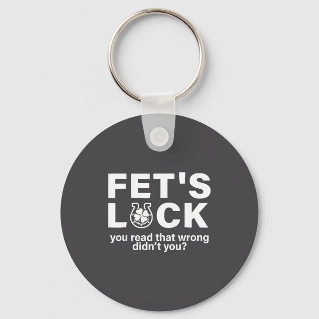 Fet's Luck St Patricks Irish Key Ring (Front)