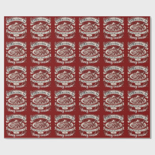Fettuccine is Spaghetti's Fancy Cousin Wrapping Paper