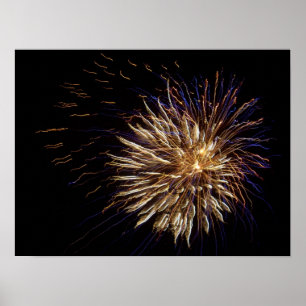 feu d'artifice été poster