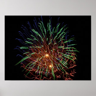 feu d'artifice poster