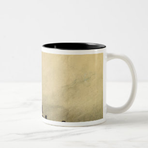 Feudal Ruins Two-Tone Coffee Mug