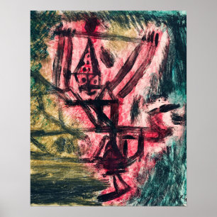 Feuer Clown I (Fire Clown), (1921) by Paul Klee Poster