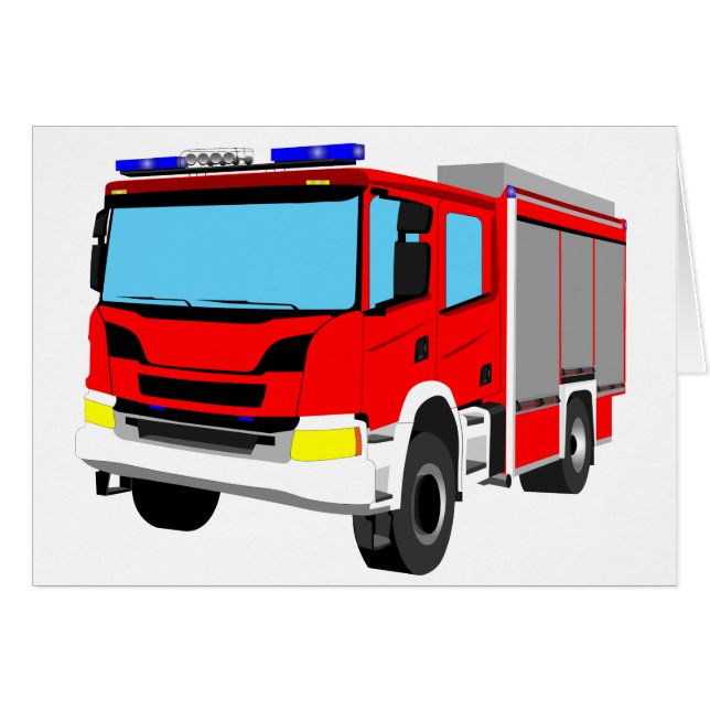 Feuerwehrauto Löschfahrzeug (Front Horizontal)