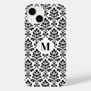 Feuille Damask Black Pattern (Custom) Case-Mate iPhone 14 Case