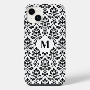 Feuille Damask Black Pattern (Custom) iPhone 14 Plus Case