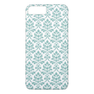Feuille Damask Teal Pattern iPhone 8 Plus/7 Plus Case