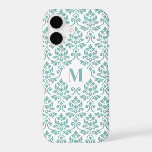 Feuille Damask Teal Pattern (Custom)
