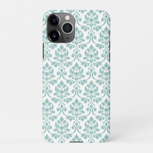Feuille Damask Teal Pattern iPhone 11Pro Case