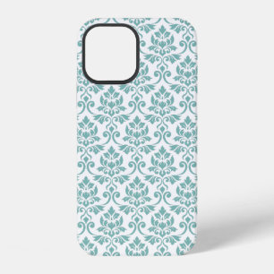 Feuille Damask Teal Pattern iPhone 12 Case
