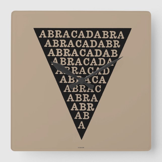 Fever Prevention Symbol Square Wall Clock (Front)