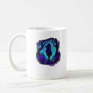 Fey Gothic Emo Goblincore Aesthetic  Forest Graphi Coffee Mug