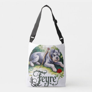 Feyre of the Forest – Fantasy Schnauzer Archer Crossbody Bag