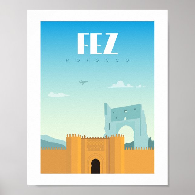 Fez city morocco poster (Front)