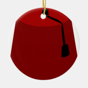 Fez-Hat Ceramic Ornament