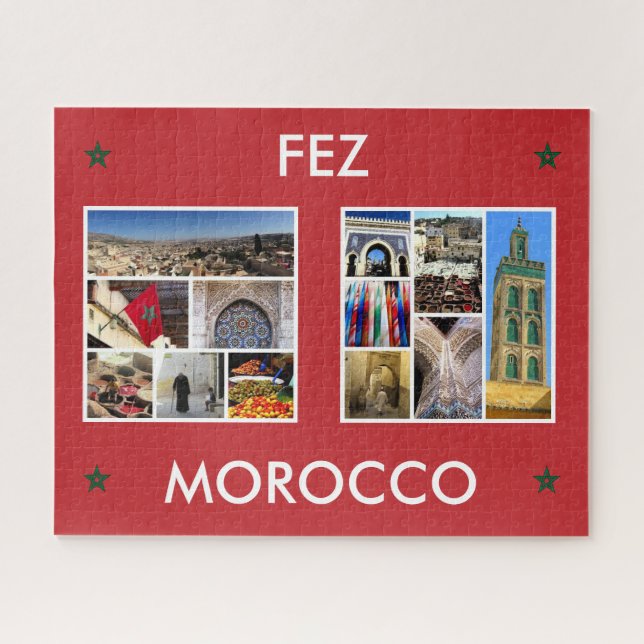 fez morocco scenes jigsaw puzzle (Horizontal)