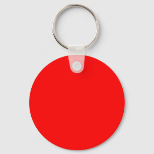 FF0000 Red Key Ring