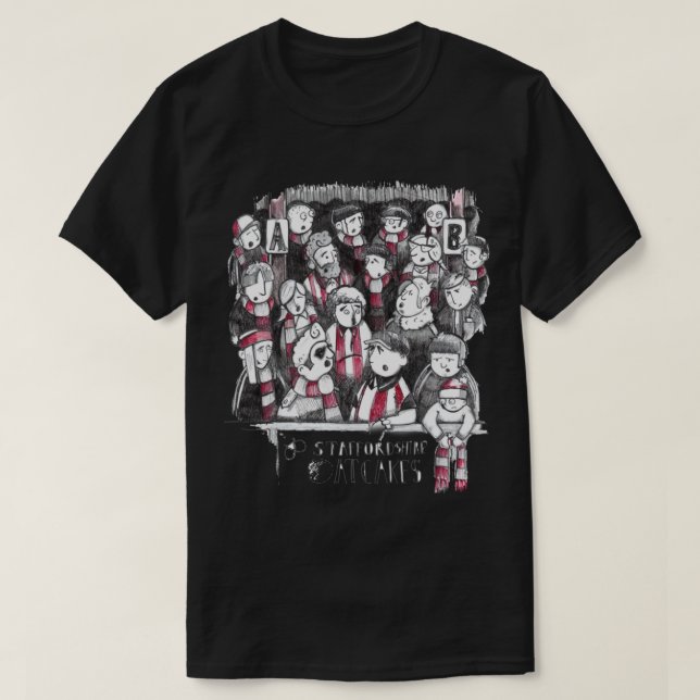 FF Stoke  City - Football Fans - Boothen Enders   T-Shirt (Design Front)