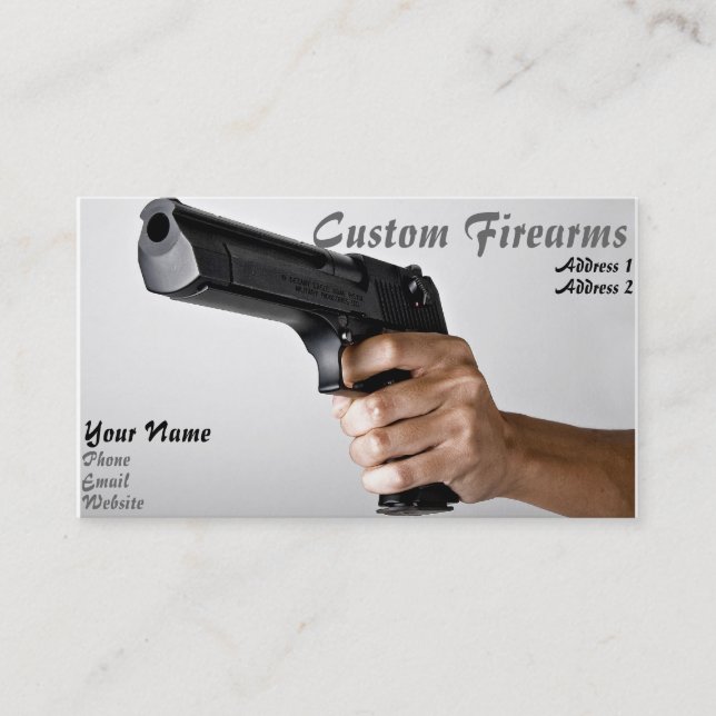 FFL dealer business card (Front)