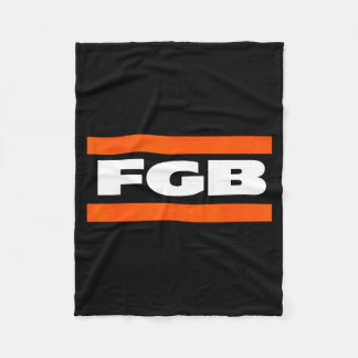 Fgb F Green Bay  Fleece Blanket