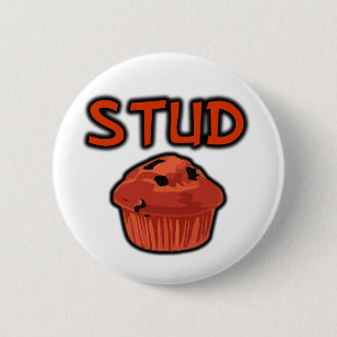 FGD - Stud Muffin 6 Cm Round Badge