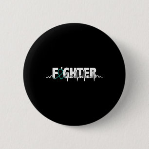 Fghter- Polycystic Kidney Disease Awareness Item 6 Cm Round Badge