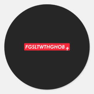 Fgsltwthghob john 3_16 bible verse christian faith classic round sticker