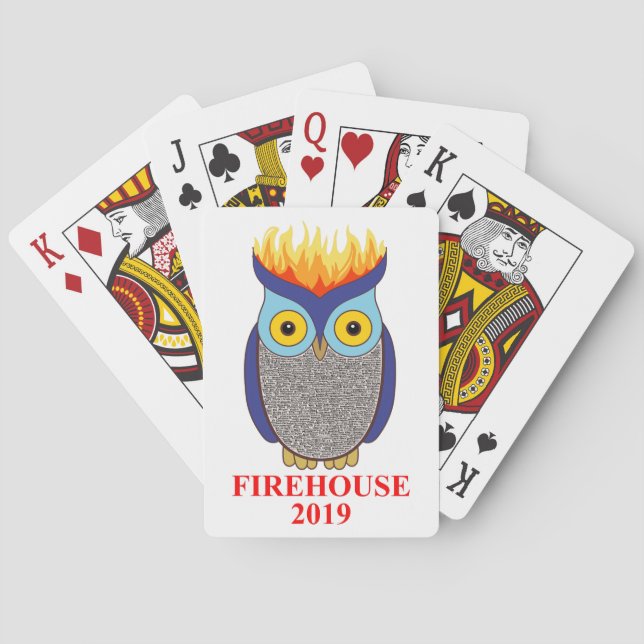 FH Blue Owl Playing Cards (Back)