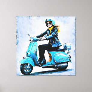 “Fiamma” “Corsa Elegante” – Elegant Ride Canvas Print