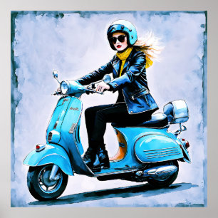 “Fiamma” “Corsa Elegante” – Elegant Ride Poster