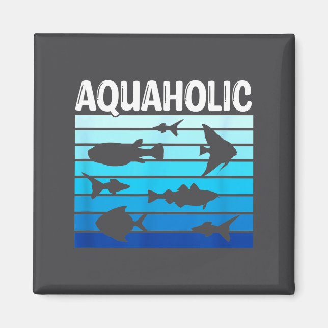 Fiank Funny Fishkeeper Quote Fish Keeper Aquarium  Magnet (Front)