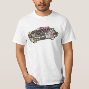 Fiat 131 Abarth Cutaway Shirt