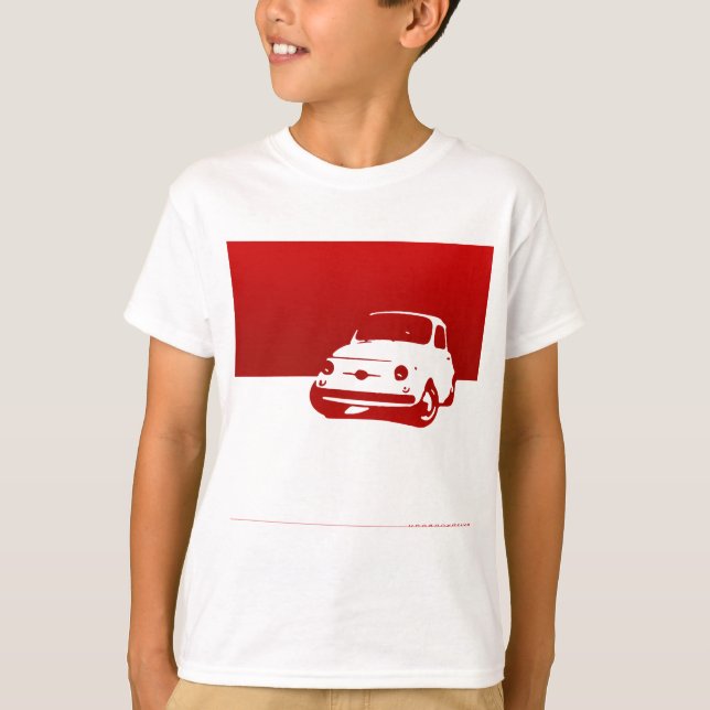 Fiat 500, 1959 - Red on light shirts (Front)